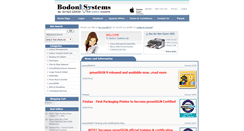 Desktop Screenshot of bodoni.co.uk