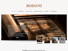 Tablet Screenshot of bodoni.org